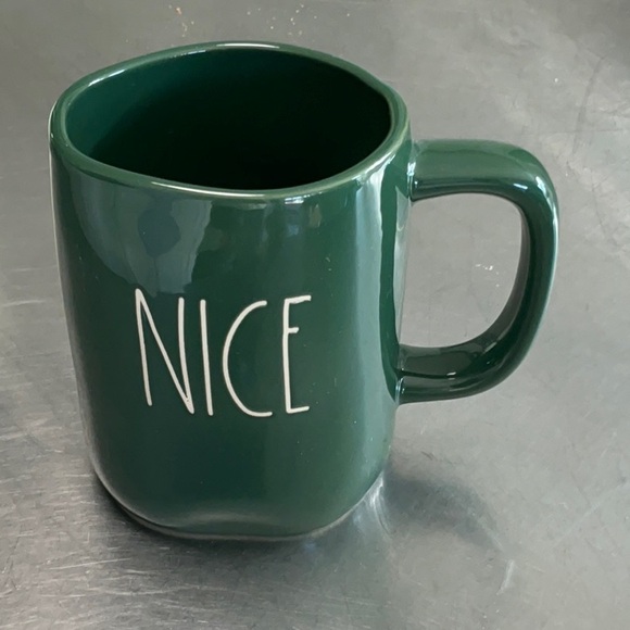2 NEW Rae Dunn Naughty & Nice 20oz mugs - Picture 2 of 4